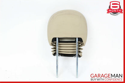 05-11 Mercedes R171 SLK280 Front Left / Right Side Seat Headrest Head Rest Beige