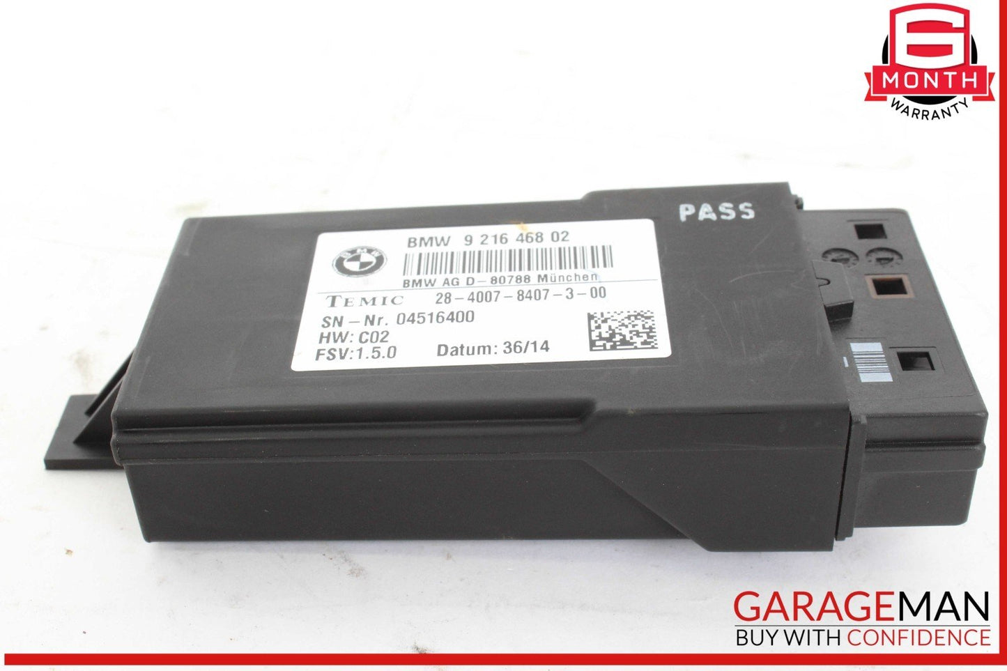 14-17 BMW I3 Hybrid Right / Left Side Seat Controller Module Unit 9216468 OEM