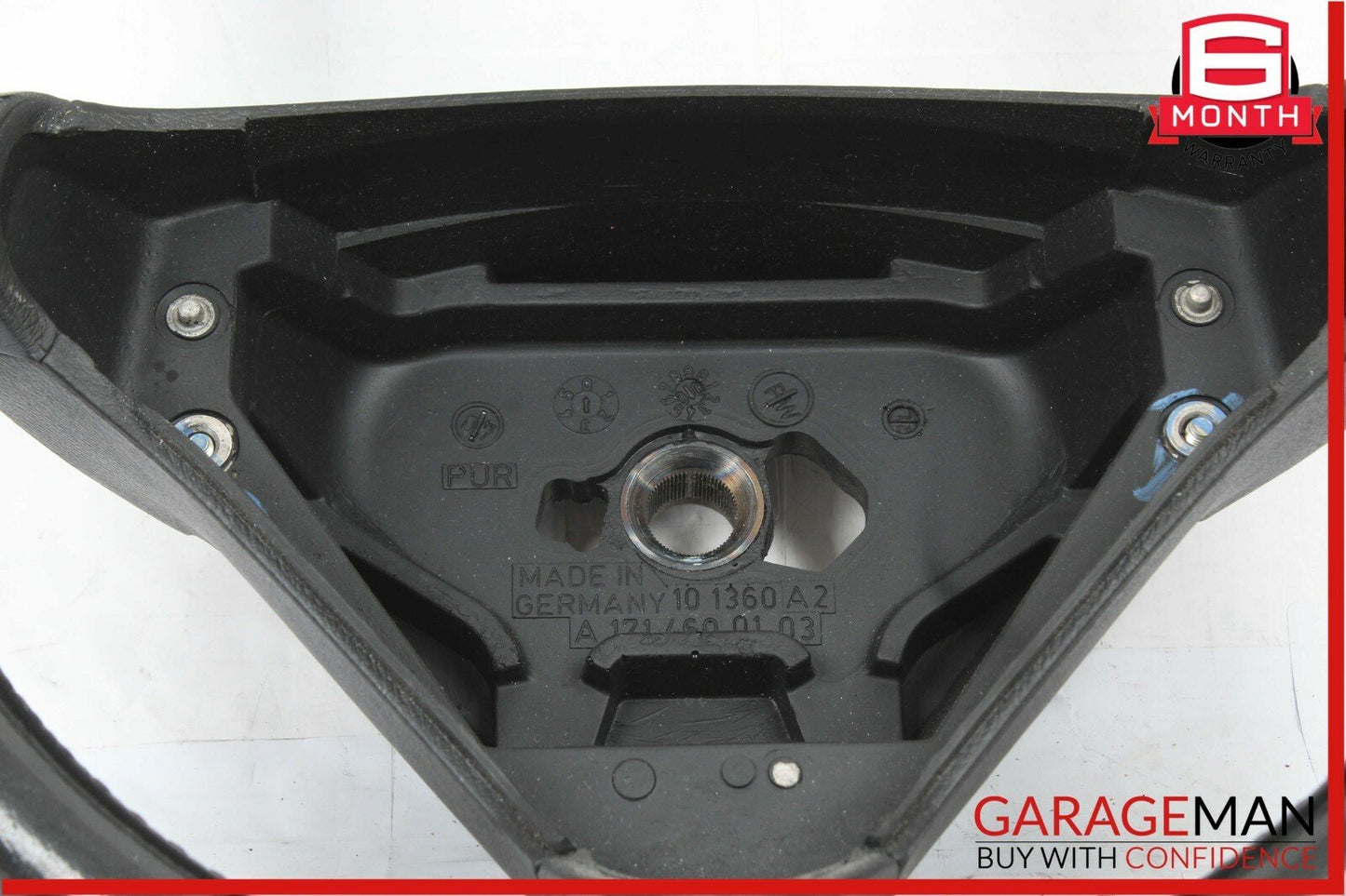 05-11 Mercedes R171 SLK280 C230 Sport 3 Spoke Steering Wheel Leather Black