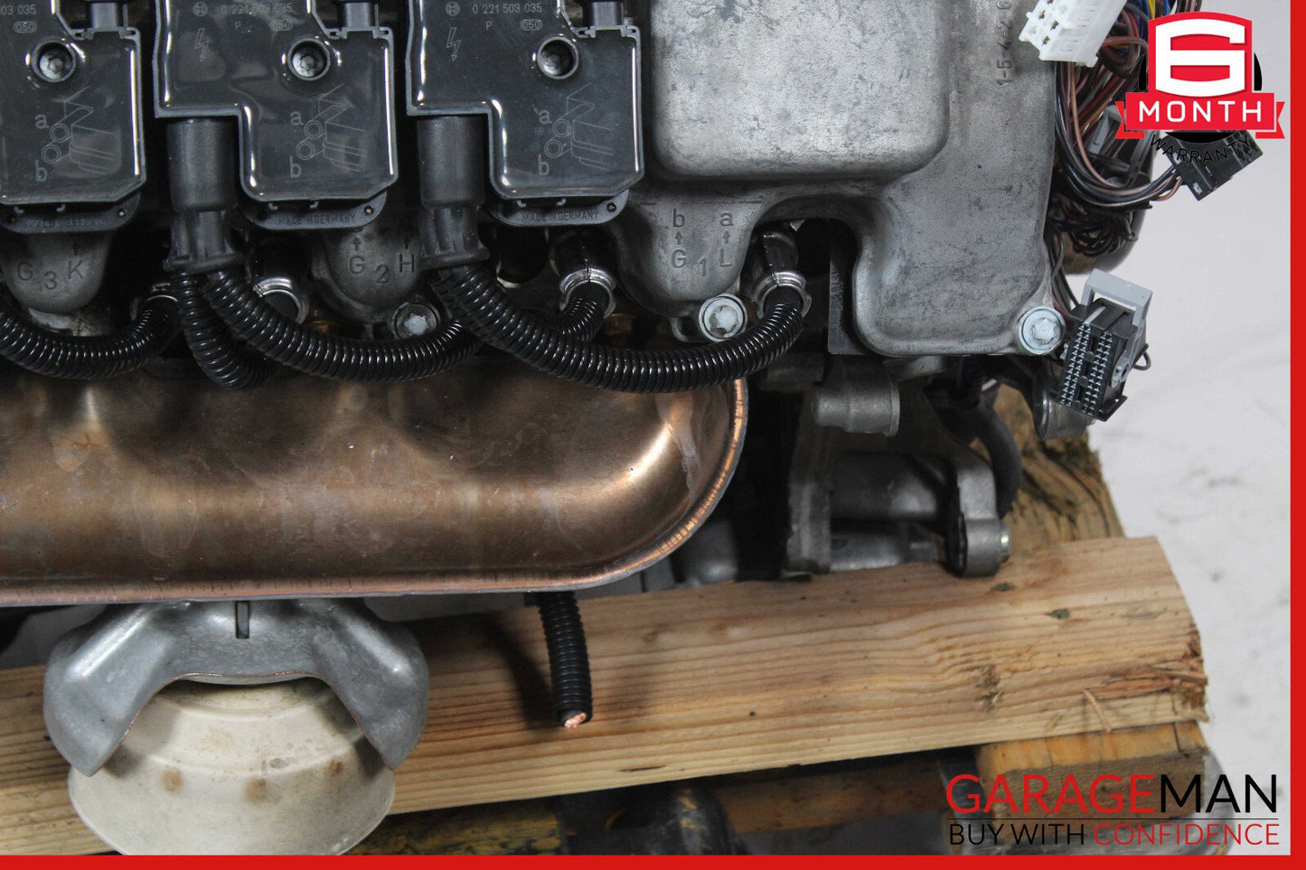 03-06 Mercedes R230 SL500 RWD Engine Motor Block Assembly OEM 134k