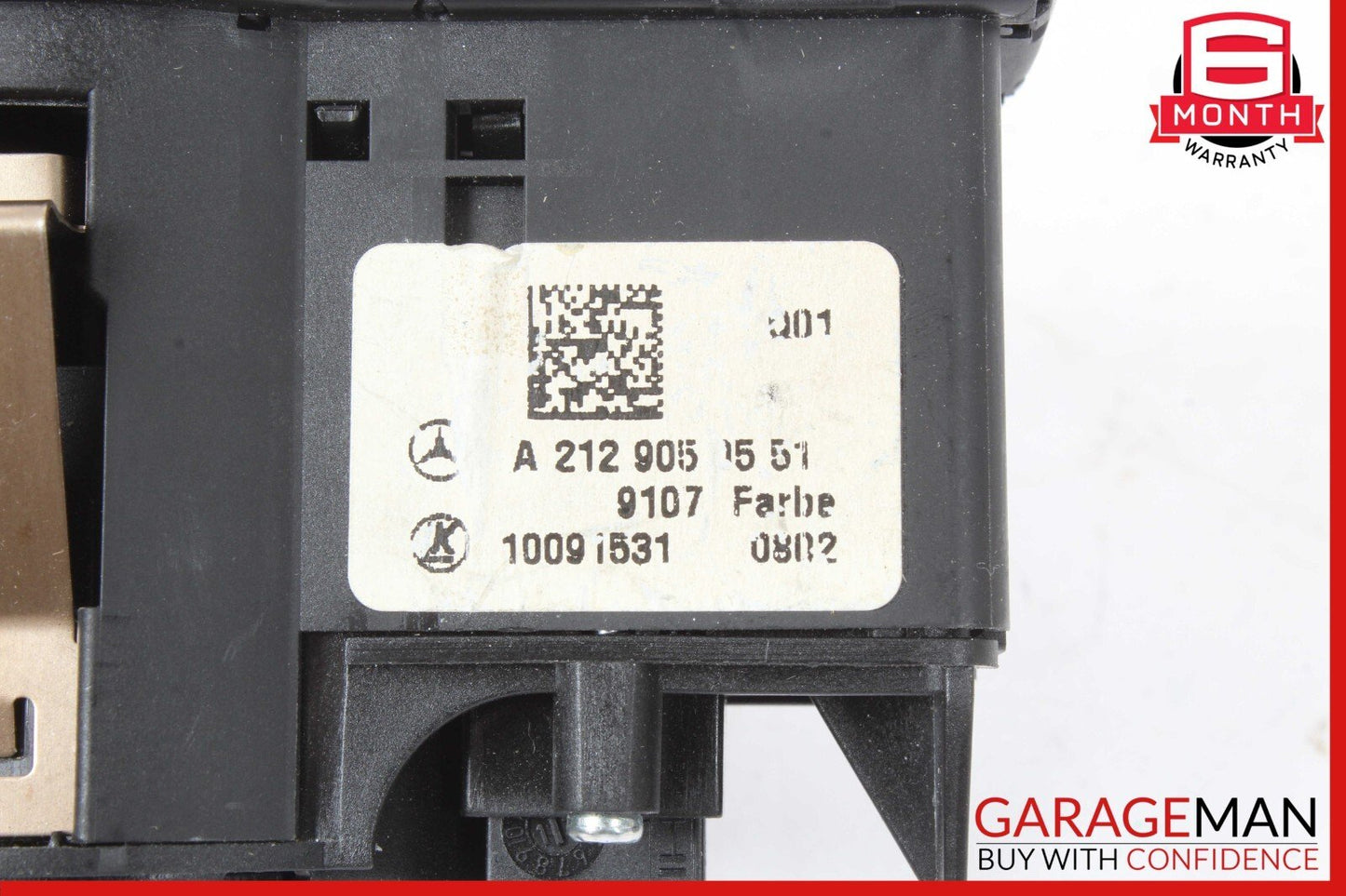 08-20 Mercedes W212 E350 C300 C250 Headlight Fog Light Switch Control Module OEM