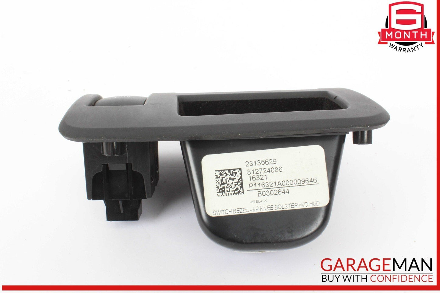 14-19 Cadillac CTS V-Sport Emergency Parking Switch Dimmer Light w/ Trim Bezel