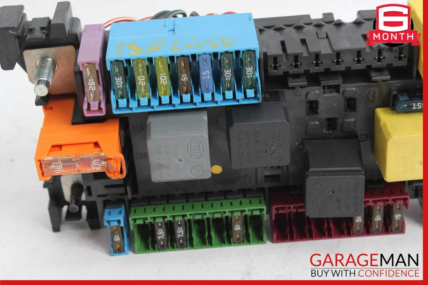 12-16 Mercedes X166 GL450 GL550 ML550 Rear Relay Fuse Box 1669063901 OEM