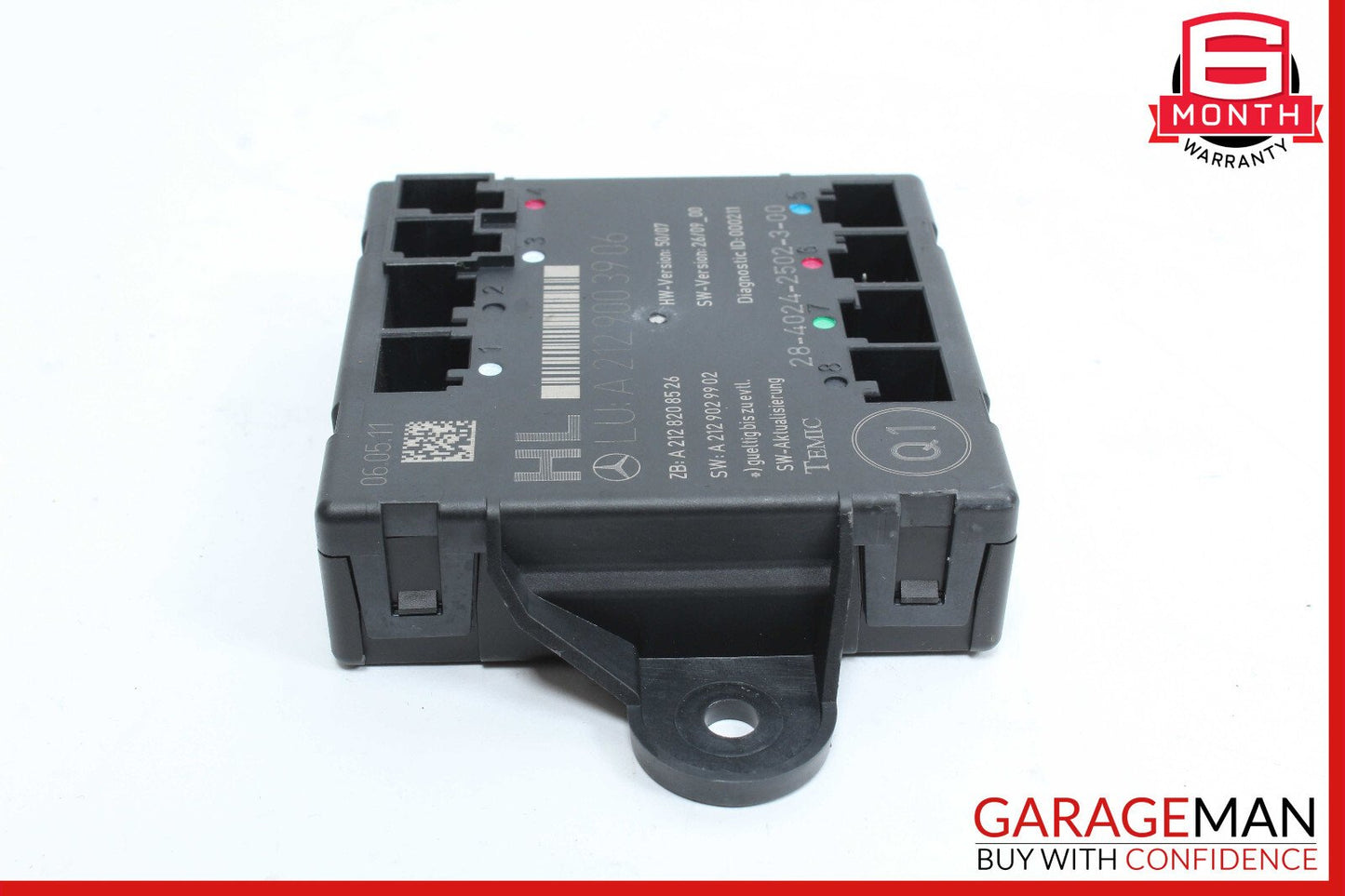 08-18 Mercedes W204 C300 C350 CLS550 Rear Left Side Door Control Module OEM