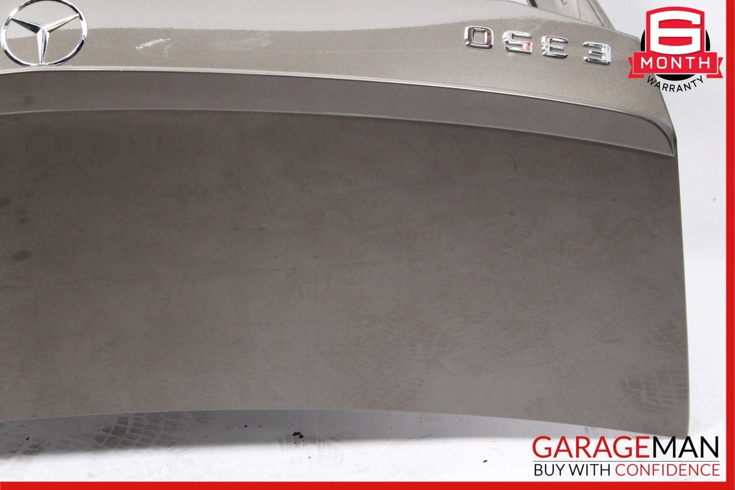 10-16 Mercedes W212 E350 E400 E550 Sedan Rear Trunk Lid Deck Shell Panel Gray OE