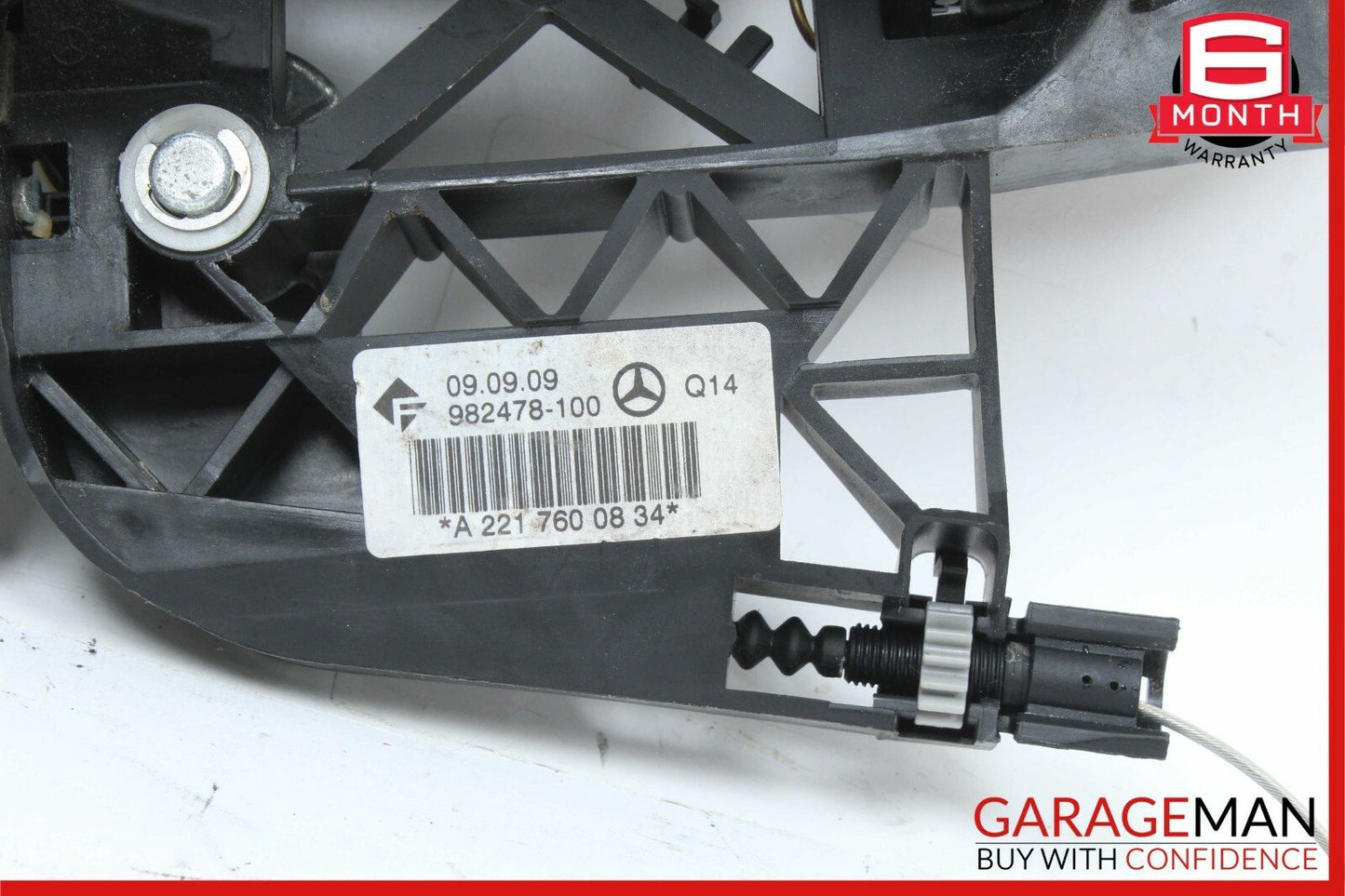 07-13 Mercedes W221 S400 Rear Right Door Lock Latch w/ Door Handle Keyless Go
