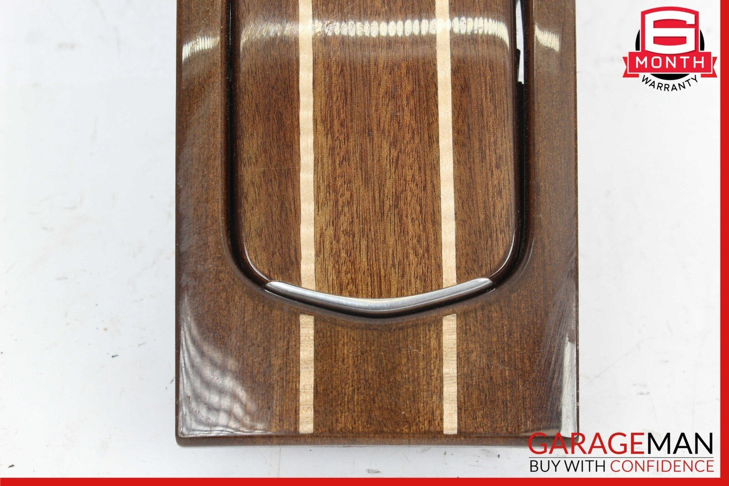 10-16 Porsche Panamera 970 Rear Center Console Cupholder Compartment Assy Wood