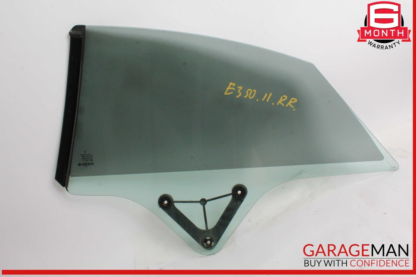 11-17 Mercedes W207 E350 Convertible Rear Right Side Quarter Door Window Glass