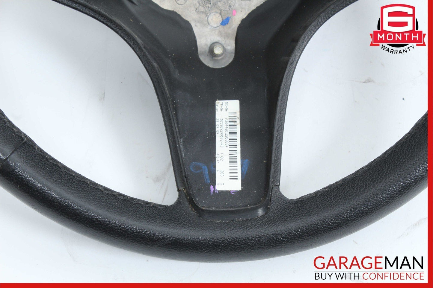 08-12 Mercedes X204 GLK350 C280 C300 3 Spoke Steering Wheel 2044601203 Black OEM