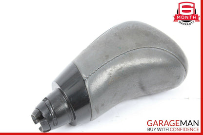 98-02 Mercedes W210 E320 E55 AMG Shift Knob Gear Shifter Leather Gray OEM