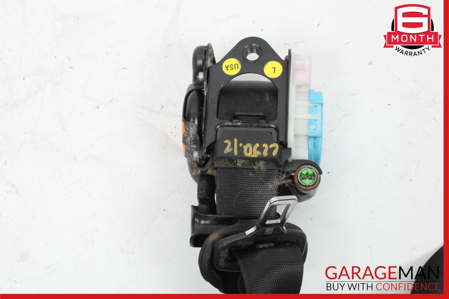 12-14 Mercedes W204 C250 Coupe Front Left Driver Side Seat Belt Retractor Black