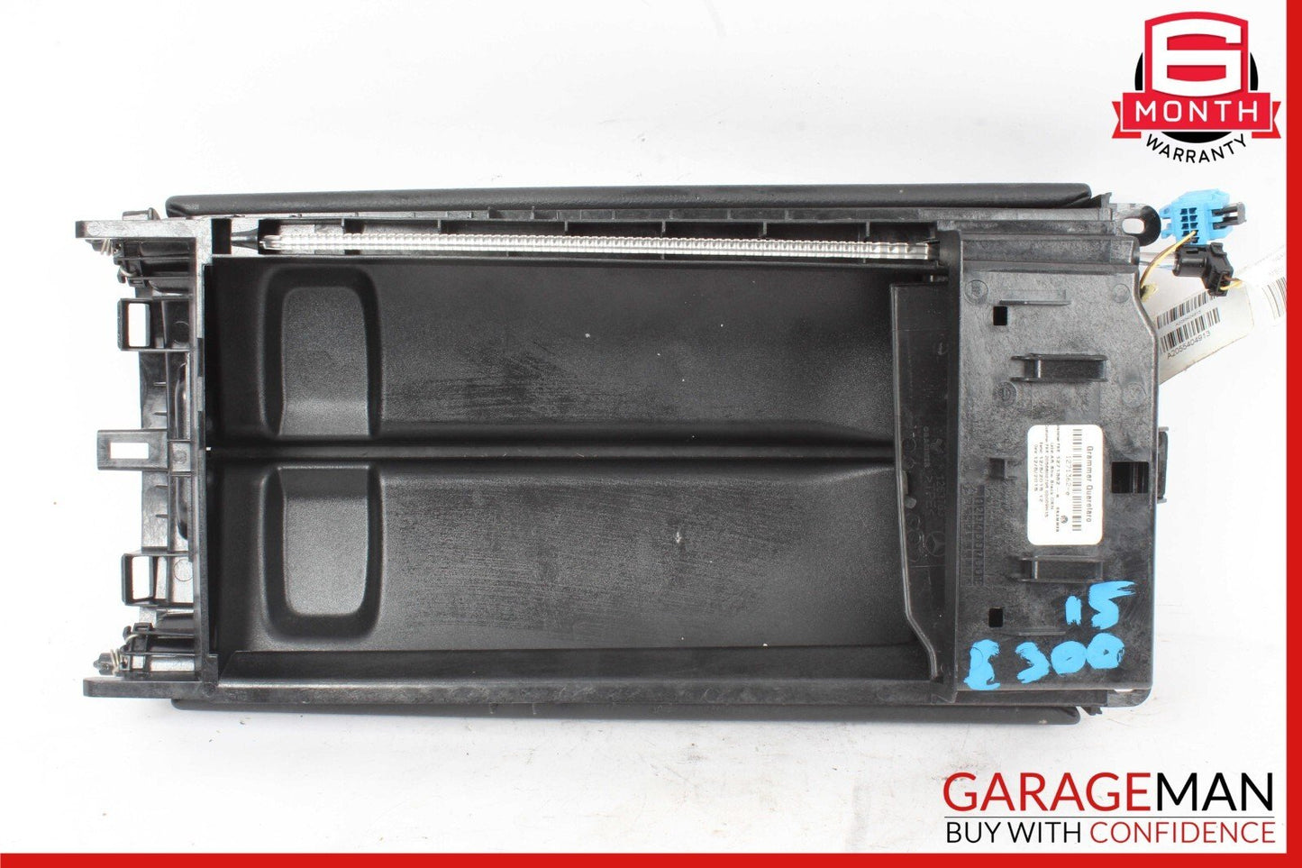 15-20 Mercedes W205 C400 C350 Front Center Console Arm Rest Armrest Cup Holder