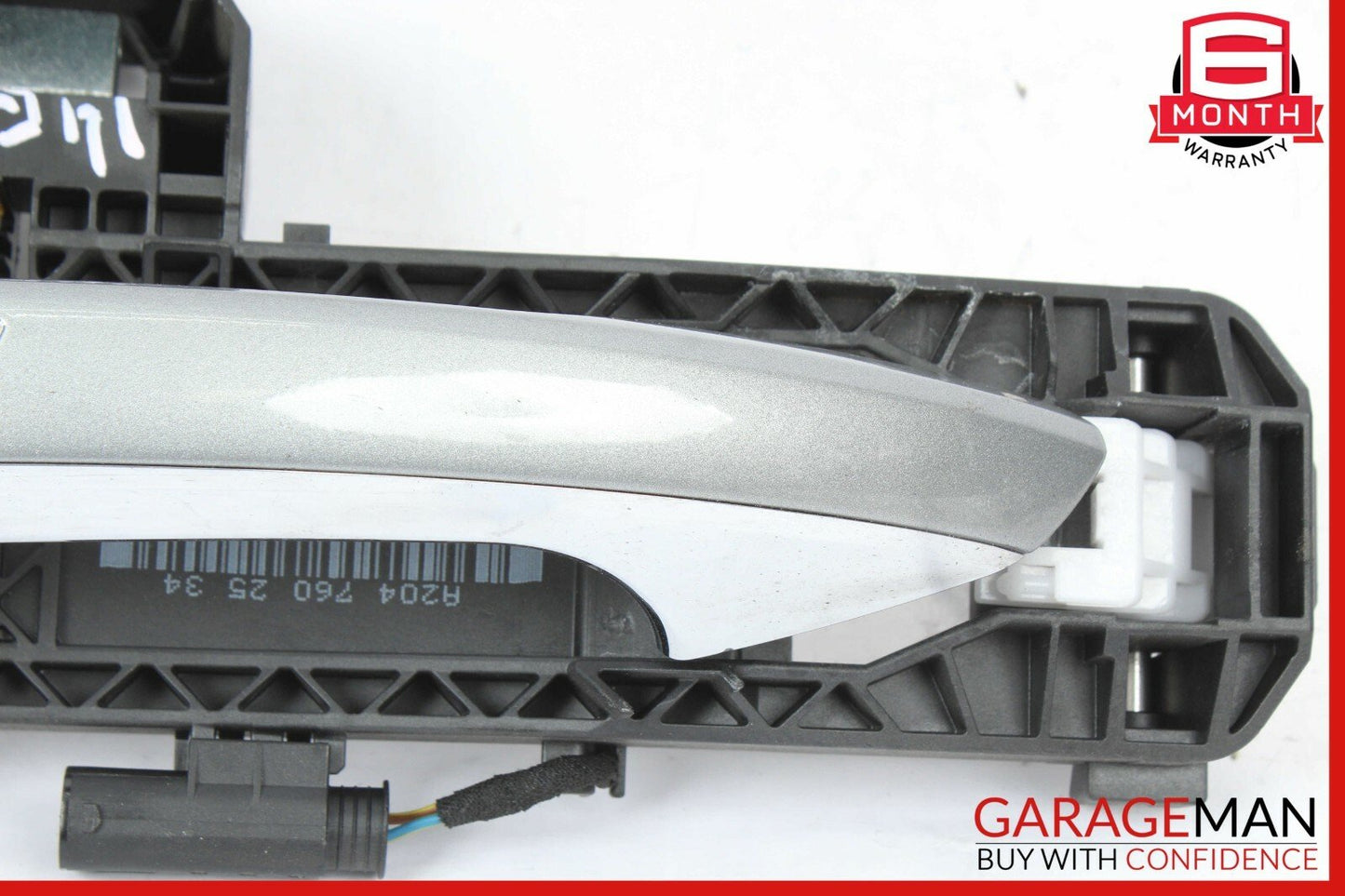 10-13 Mercedes W212 E350 E550 Rear Left Exterior Door Handle Assembly Silver OEM
