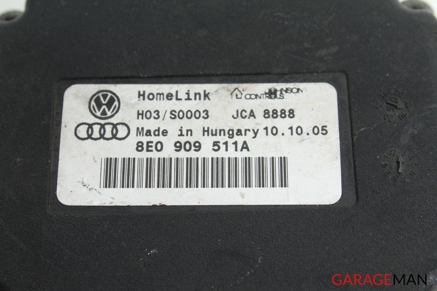 07-09 Audi Q7 Home Link Garage Door Computer Control Module Unit 8E0909511A OEM