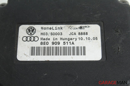 07-09 Audi Q7 Home Link Garage Door Computer Control Module Unit 8E0909511A OEM