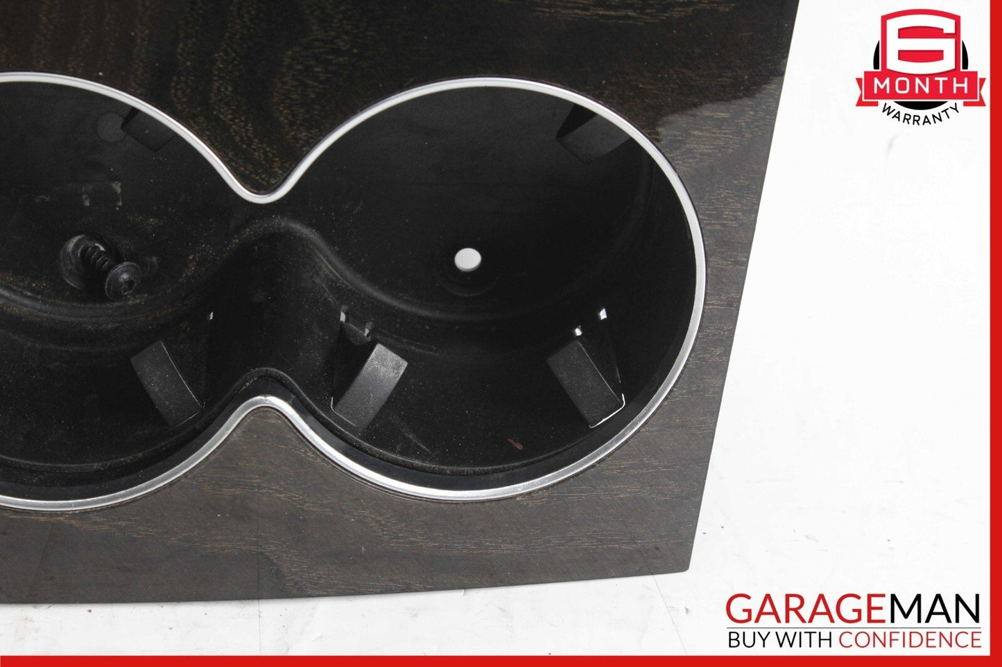 14-17 Mercedes W207 E350 E400 Center Console Cup Holder Compartment Wood OEM