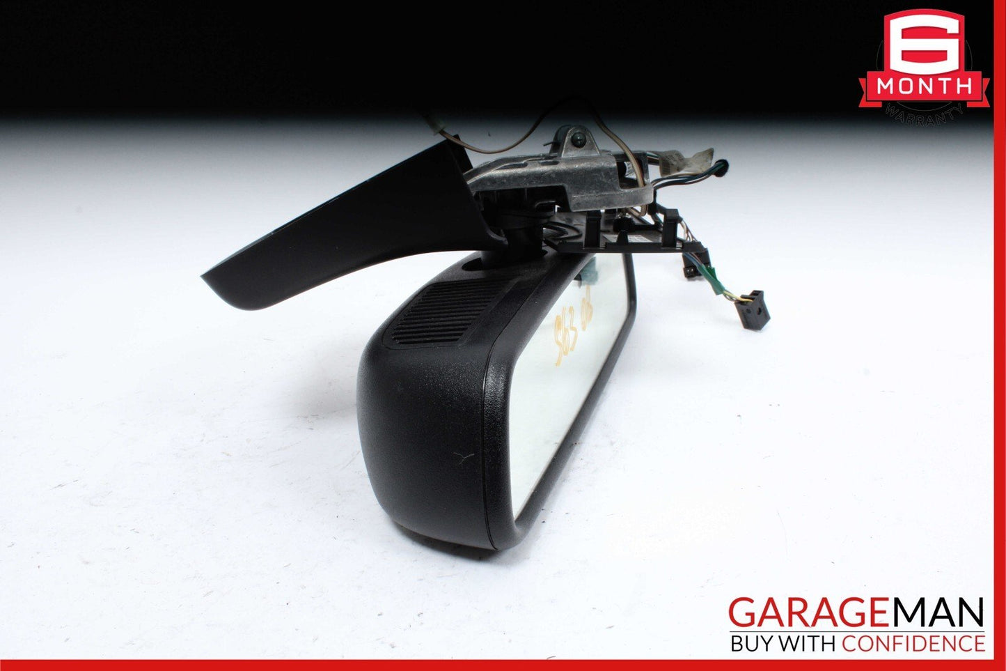 07-09 Mercedes W221 S550 Interior Top Upper Rear View Inside Dim Mirror Black