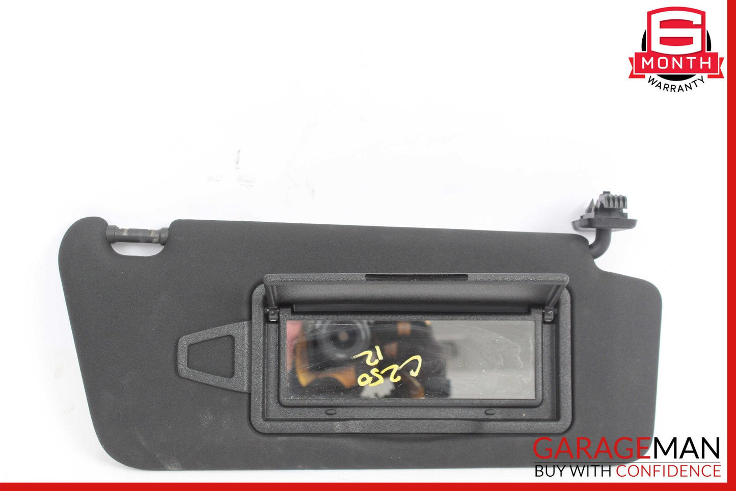 08-14 Mercedes W204 C300 Front Right Side Sun Visor Sunvisor Shade OEM