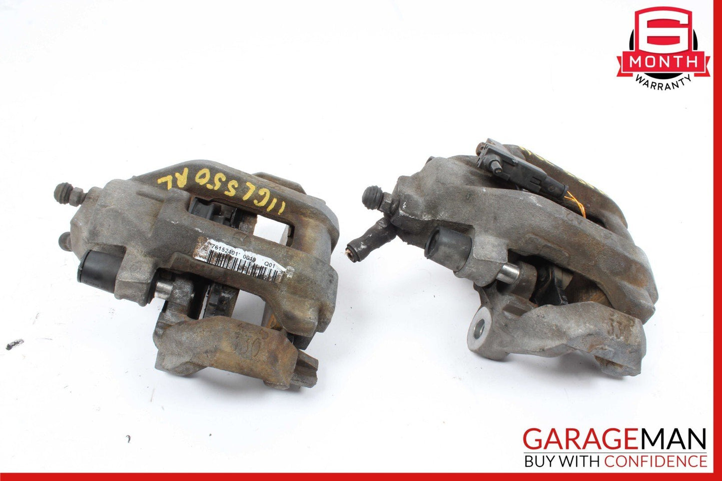 06-12 Mercedes X164 GL550 Rear Right & Left Brake Caliper Calipers Set of 2 Pc