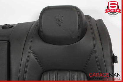 14-17 Maserati Ghibli M157 Rear Left Side Top Upper Seat Cushion Cover Assy OEM
