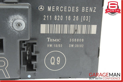 03-06 Mercedes W211 E320 E55 AMG Rear Right Side Door Controller Module Unit OEM