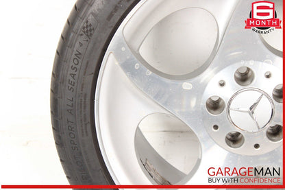 03-12 Mercedes R230 SL500 Rear Wheel Tire Rim 9.5Jx18H2 ET40 R18 2304011802 OEM