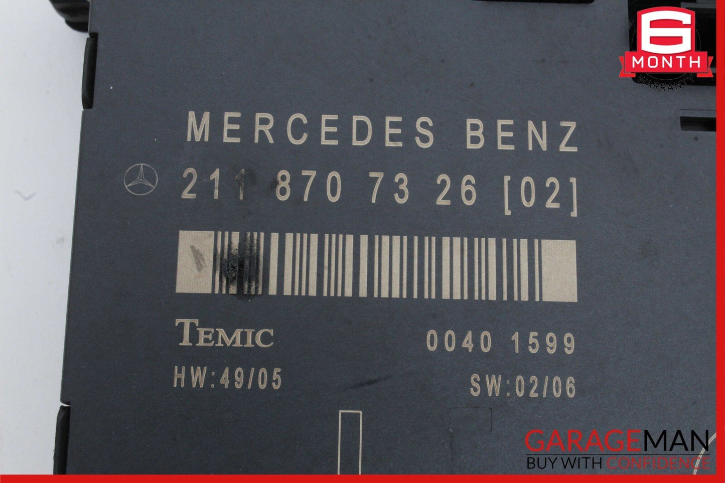 03-09 Mercedes W211 E350 E500 E63 AMG Front Left Side Door Control Module Unit
