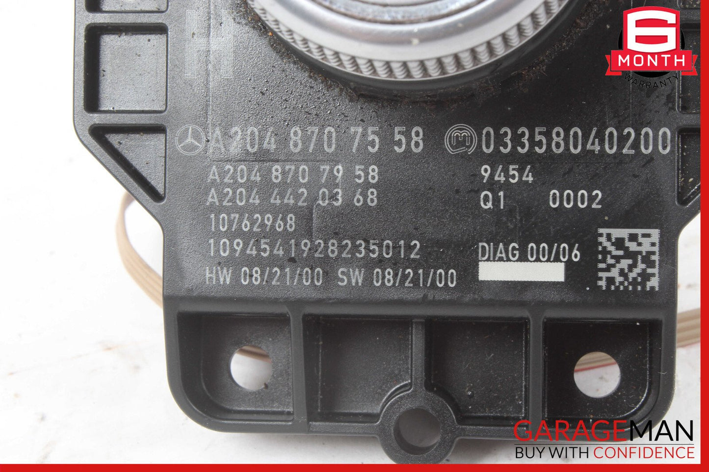 08-12 Mercedes W204 C300 Console Command Controller Knob Multi Switch Module OEM