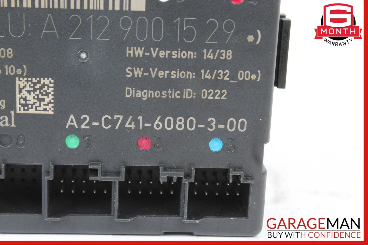 08-17 Mercedes W204 C250 Front Left Side Door Control Module 2129006318 OEM