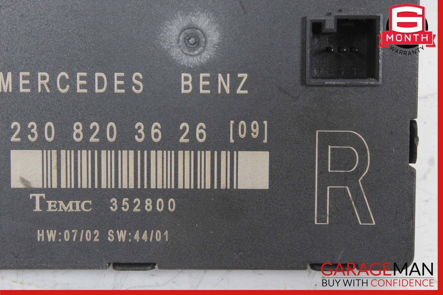 03-12 Mercedes R230 SL500 SL550 SL55 AMG Door Control Module Right Side OEM