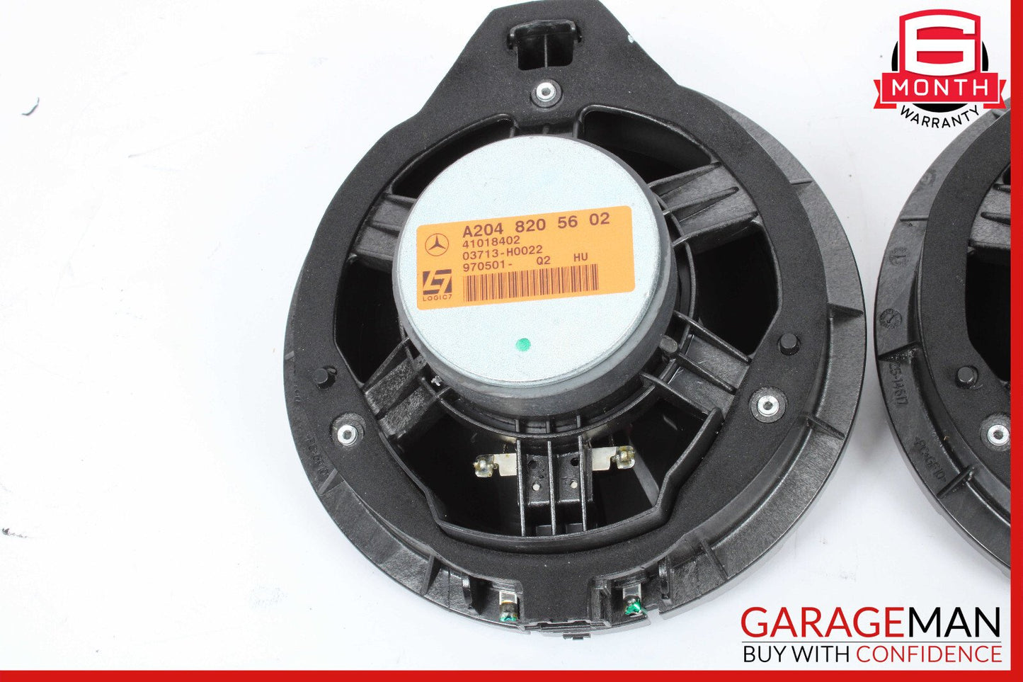 08-14 Mercedes W204 C250 Rear Door Audio Speaker Set of 2 Pc OEM
