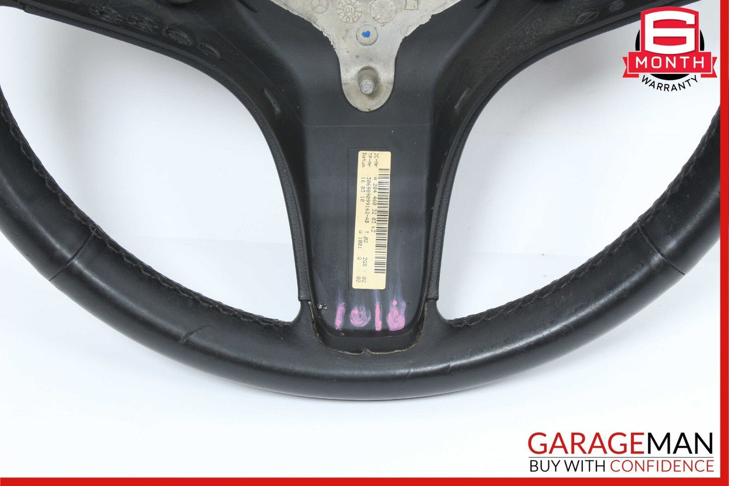 08-12 Mercedes X204 GLK350 C250 C300 3 Spoke Steering Wheel Anthracite