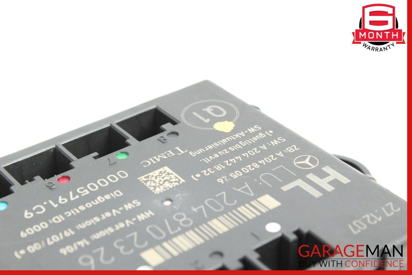 08-14 Mercedes W204 C280 C350 Rear Left Side Door Control Module 2048702326 OEM