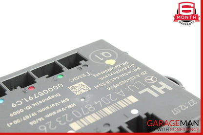 08-14 Mercedes W204 C280 C350 Rear Left Side Door Control Module 2048702326 OEM