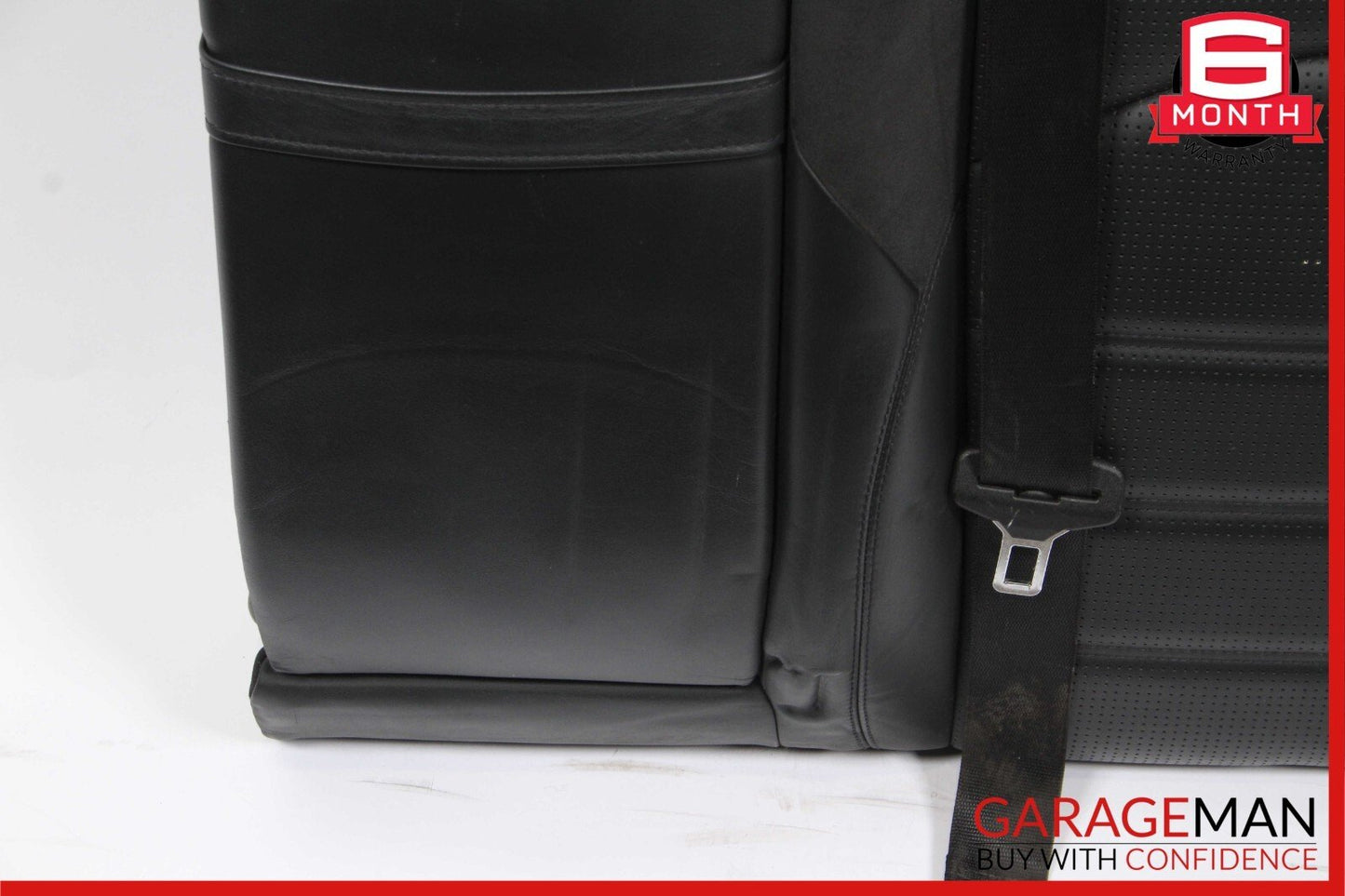 07-09 Mercedes W211 E63 AMG Rear Left Top Upper Seat Cushion Cover Black OEM