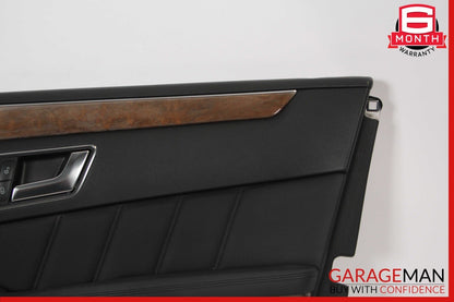 10-13 Mercedes W212 E350 E550 Front Right Interior Door Panel Trim Assy Black