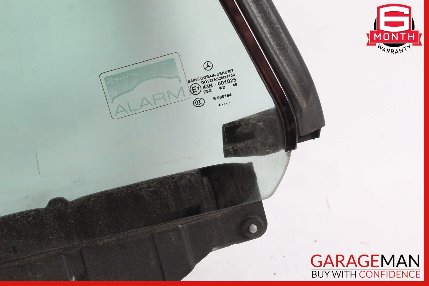 03-12 Mercedes R230 SL500 SL55 AMG Rear Right Side Quarter Window Glass Clear