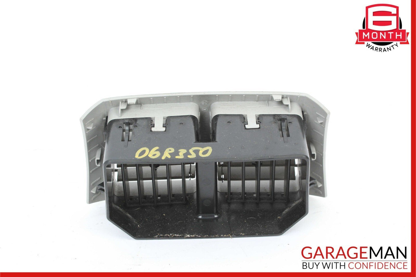 06-09 Mercedes W251 R350 R500 Rear Center Console AC A/C Air Vent Grille Grey