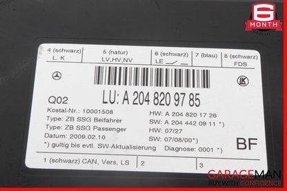 08-20 Mercedes W216 CL63 AMG E350 Front Right Side Seat Control Module OEM