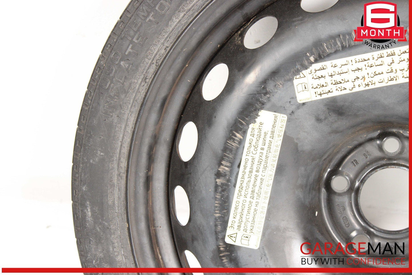 12-20 Audi A6 A7 Quattro Emergency Spare Tire Wheel T145/60 R20 105M OEM