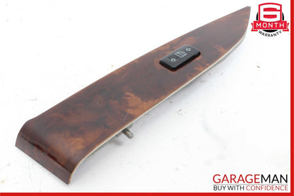 03-06 Mercedes W216 CL55 AMG Front Right Side Door Window Switch Trim Bezel Wood
