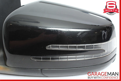12-14 Mercedes W204 C250 Front Left Side Mirror Door Rear View Glass Black OEM