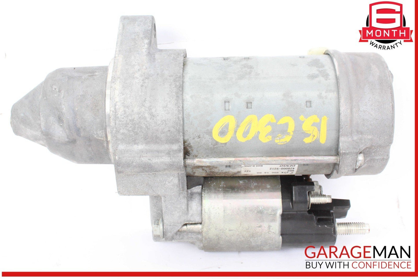 15-18 Mercedes W205 C300 GLC300 M274 Engine Starter Motor 2749061600 OEM