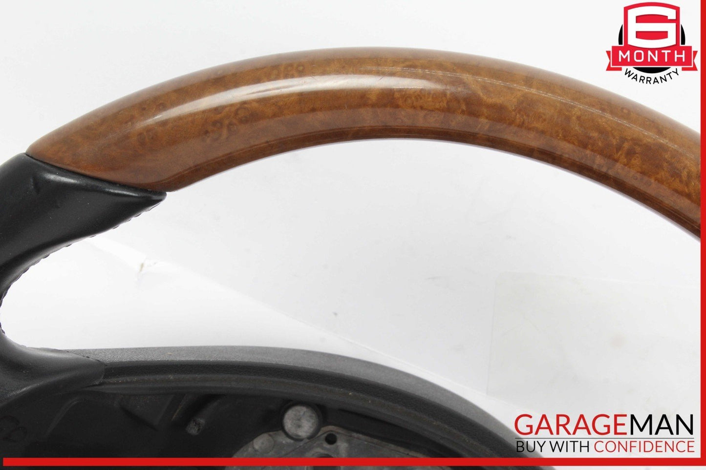 09-12 Mercedes R171 SLK300 SL550 SLK350 3 Spoke Steering Wheel Wood OEM