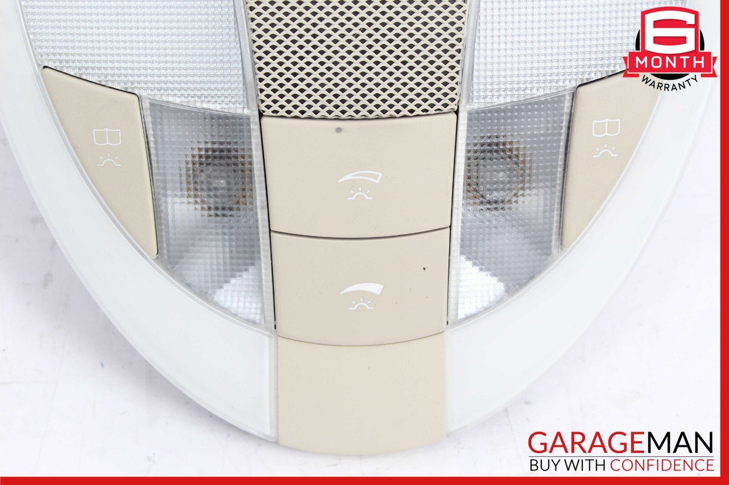 03-11 Mercedes W219 CLS550 E55 AMG Rear Overhead Dome Light Gray 2118207501 OEM