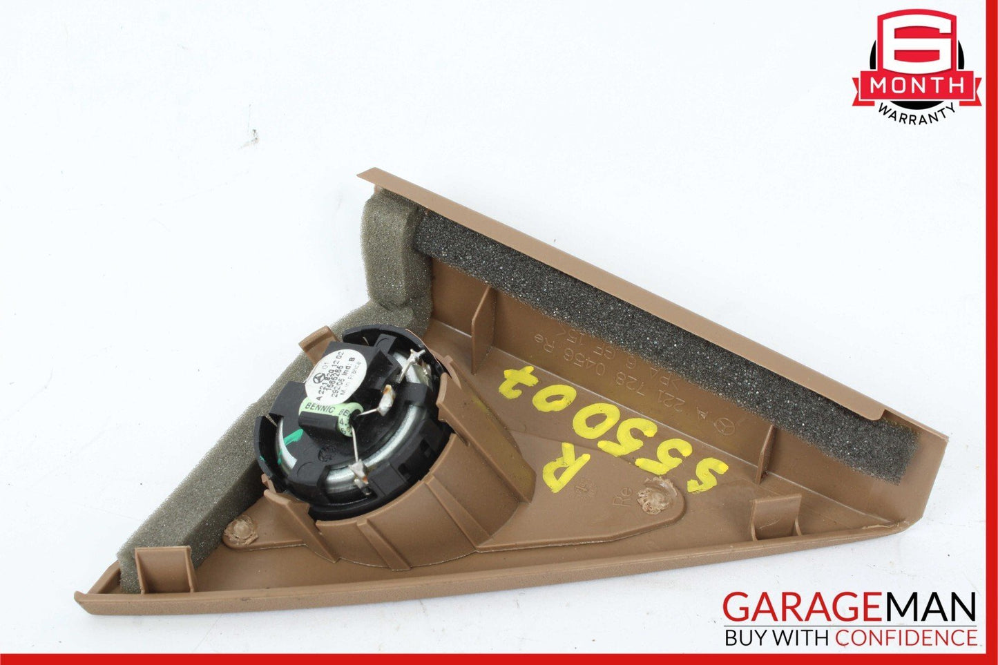 07-13 Mercedes W221 S550 S400 Front Right Side Tweeter Speaker Cover Trim OEM