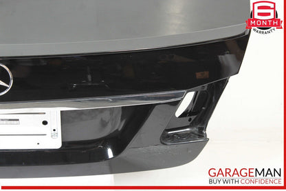10-16 Mercedes W212 E350 E400 Sedan Rear Trunk Lid Deck Shell Panel Black OEM