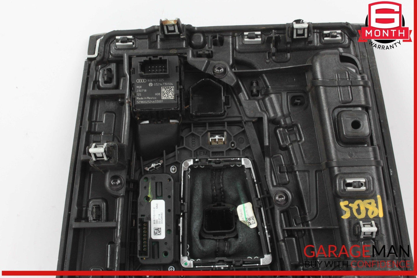 18-20 Audi Q5 Front Center Console Gear Shifter Selector Switch Trim OEM
