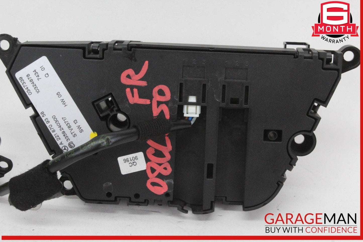 07-14 Mercedes W216 CL550 Front Right Side Seat Control Switch 2218709358 OEM