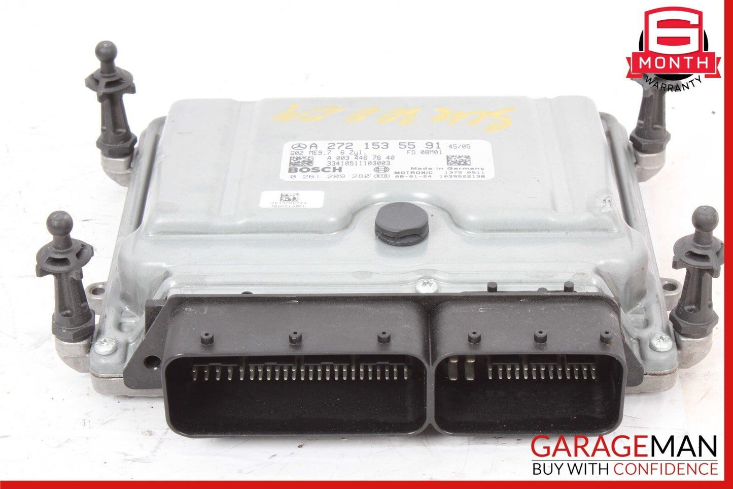 06-11 Mercedes R171 SLK280 SLK300 ECM ECU Engine Ignition Switch Control Set OEM